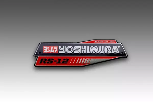Yoshimura Muffler Name Badge RS-12 ADV