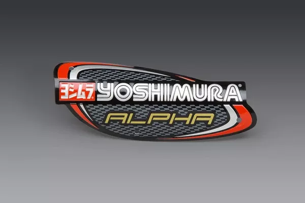 Yoshimura Muffler Name Badge Stainless Alpha And Alpha Taper