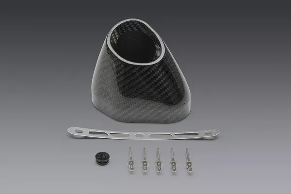 Yoshimura R-77 Replacement End Cap Kit Slash-Cut Left Side