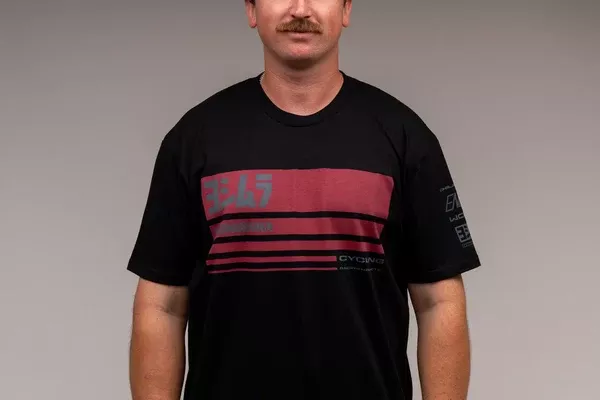 Yoshimura Racing Stripe Tee Black