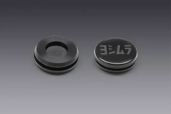 Yoshimura Rubber Grommet With Logo / RS-9 / RS-12 End-Cap Insert Hole Plug