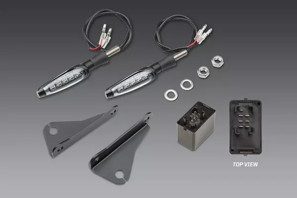 Yoshimura SEQUENTIAL LED Rear Turn Signal Kit W/ 7 Pin Relay