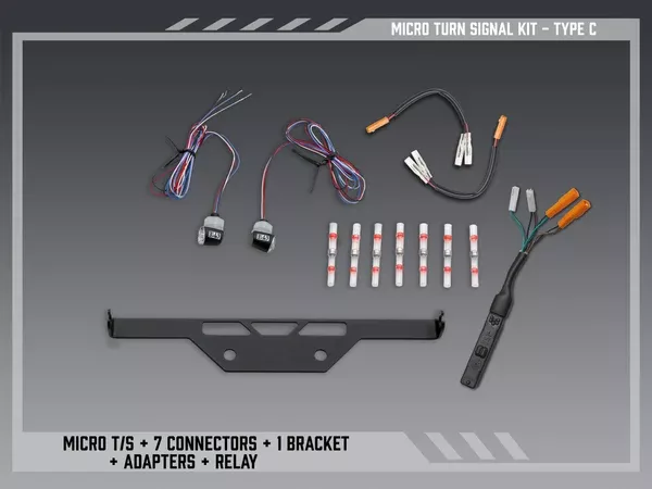 Yoshimura Type C Micro Signal Kit For V2 Fender Eliminators