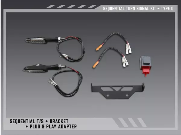 Yoshimura Type D Sequential Signal Kit For V2 Fender Eliminators