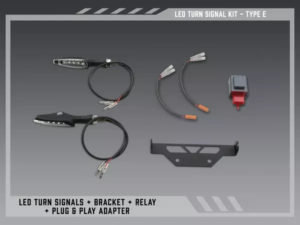 Yoshimura Type E Standard LED Signal Kit For V2 Fender Eliminators