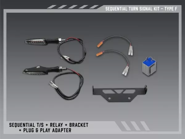Yoshimura Type F Sequential Signal Kit For V2 Fender Eliminators