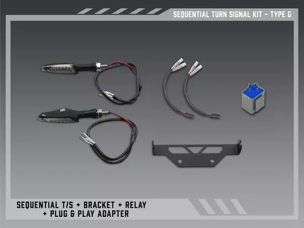 Yoshimura Type G Sequential Signal Kit For V2 Fender Eliminators