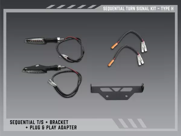 Yoshimura Type H Sequential Signal Kit For V2 Fender Eliminators