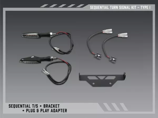 Yoshimura Type I Sequential Signal Kit For V2 Fender Eliminators
