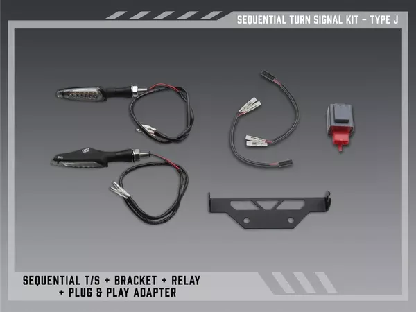 Yoshimura Type J Sequential Signal Kit For V2 Fender Eliminators