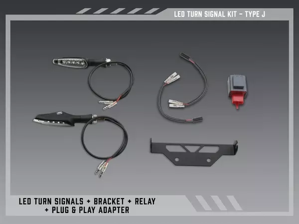 Yoshimura Type J Standard LED Signal Kit For V2 Fender Eliminators