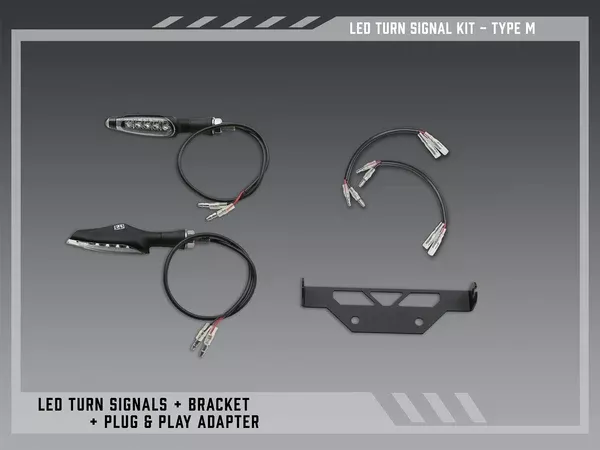 Yoshimura Type M Standard LED Signal Kit For V2 Fender Eliminators