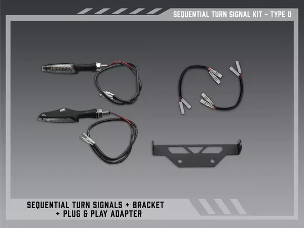 Yoshimura Type O Sequential Signal Kit For V2 Fender Eliminators