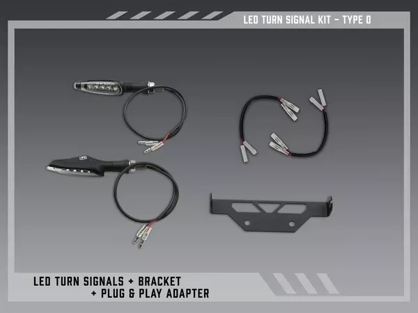 Yoshimura Type O Standard LED Signal Kit For V2 Fender Eliminators