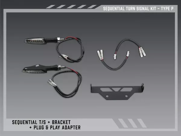 Yoshimura Type P Sequential Signal Kit For V2 Fender Eliminators