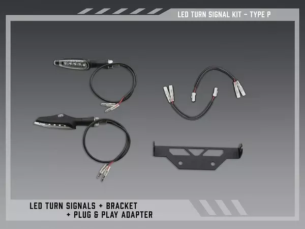 Yoshimura Type P Standard LED Signal Kit For V2 Fender Eliminators
