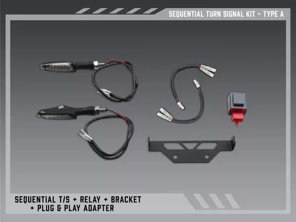 Yoshimura Type a Sequential Signal Kit For V2 Fender Eliminators