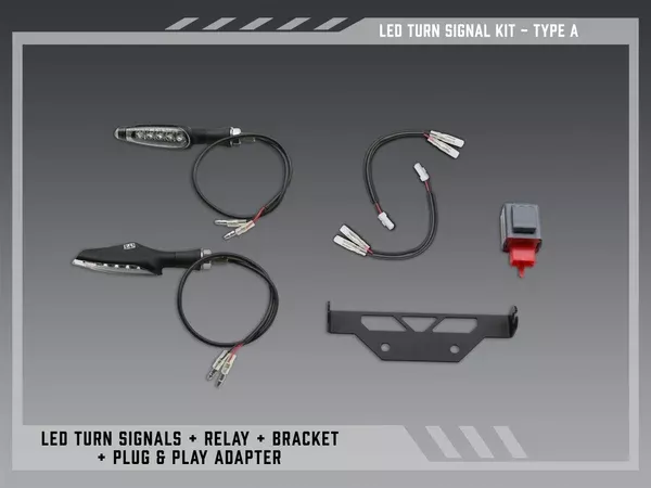 Yoshimura Type a Standard LED Signal Kit For V2 Fender Eliminators