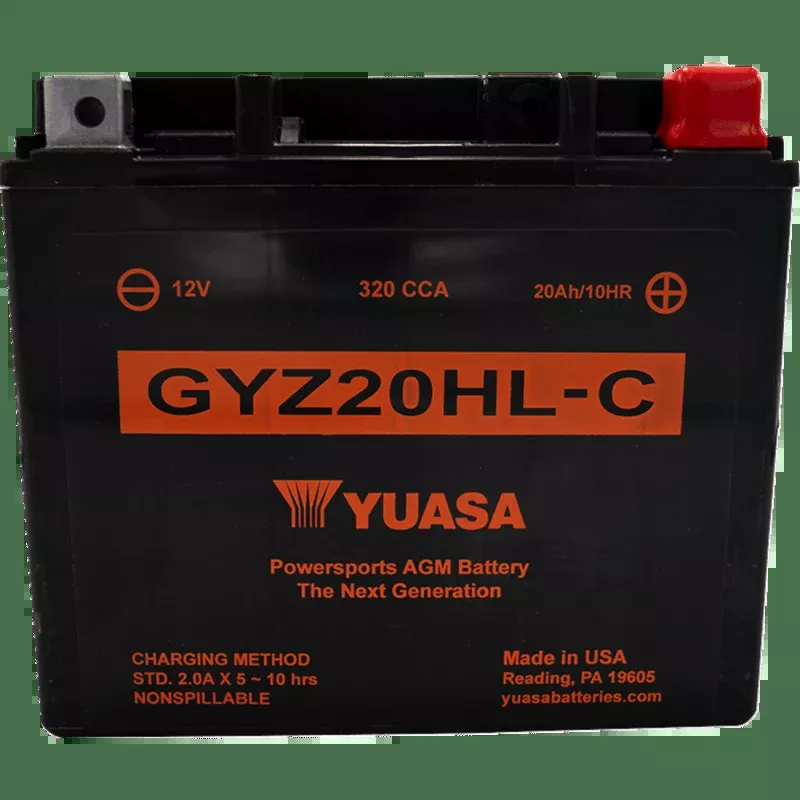 Yuasa Factory Activated AGM GYZ20HLC