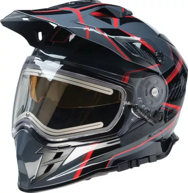 Z1R Range 2.0 Rotor Black Red Electric Helmet