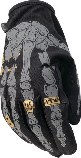 Z1R Reflective Black Silver Gloves