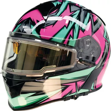 Z1R Warrant Neuron Pink Teal Helmet