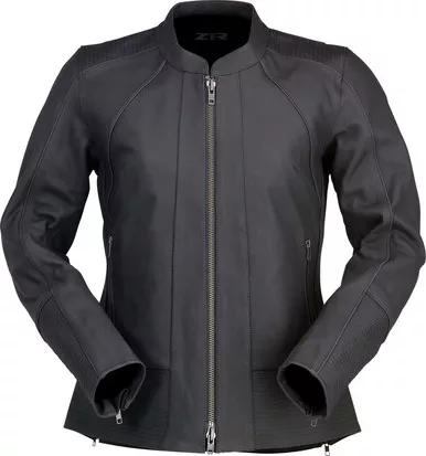 Z1R Women’s Matchlock Leather Black Jacket