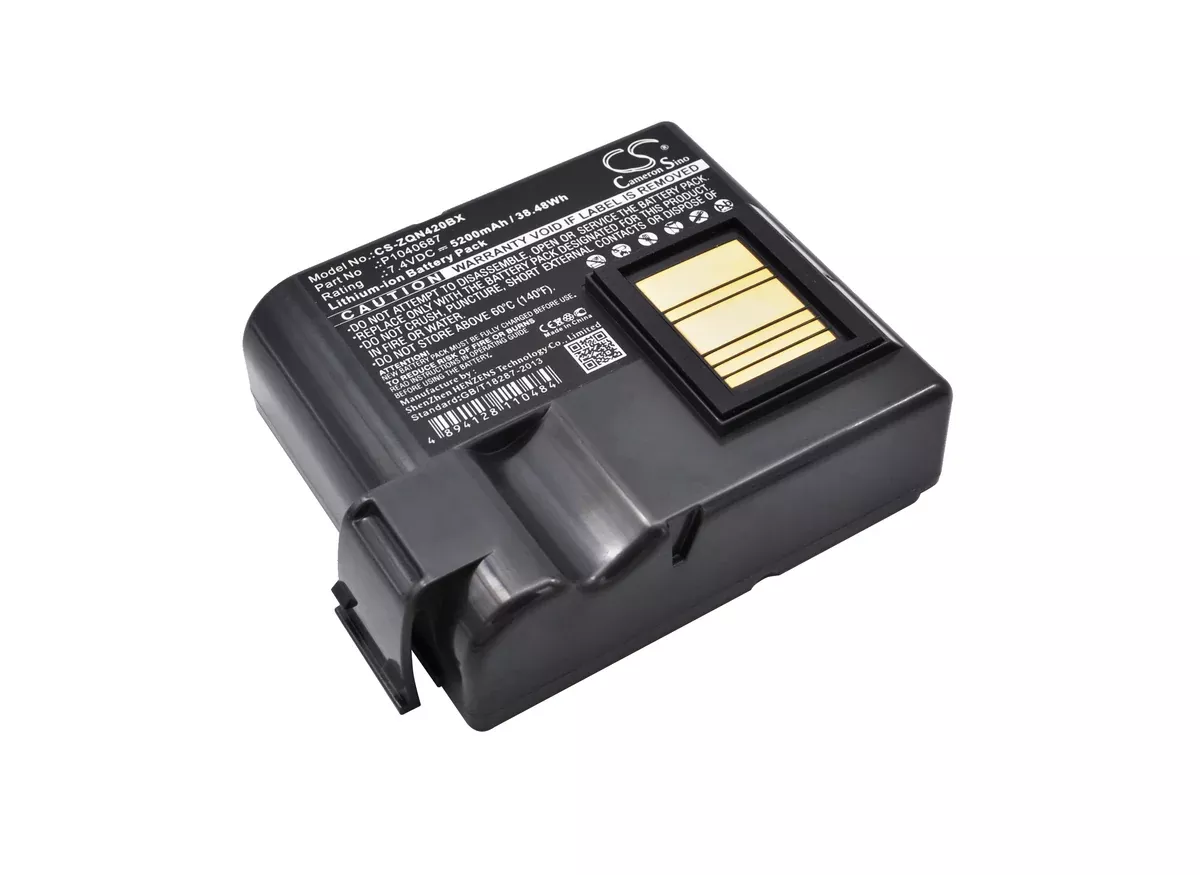 Zebra QLN420 ZQ630 5200mAh Printer Replacement Battery